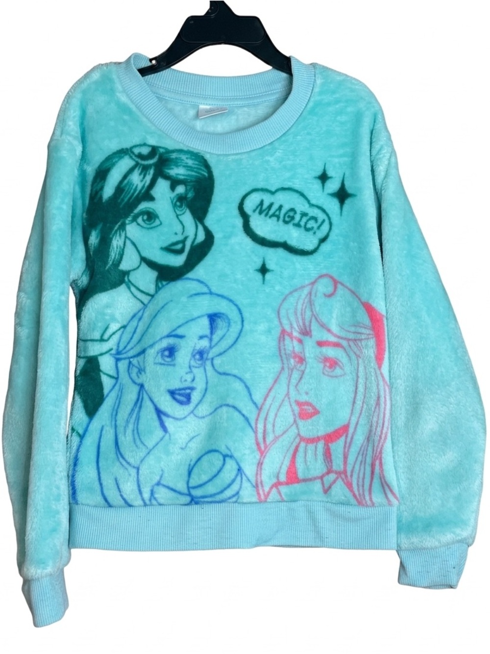Disney Princess Ultra Soft Woobie Fleece Pullover Girls M